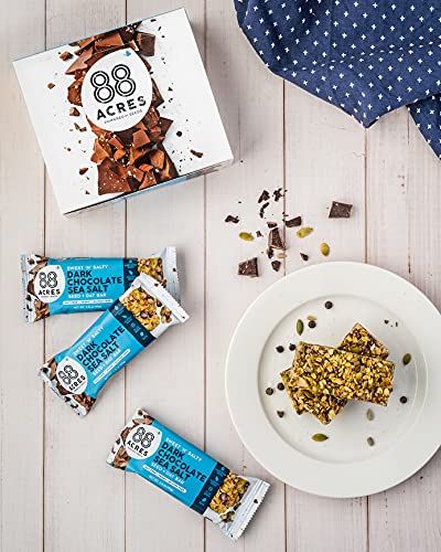88 Acres Granola Bars | Gluten Free, Nut-Free Oat and Seed Snack Bar | Vegan & Non GMO | 12 Pack