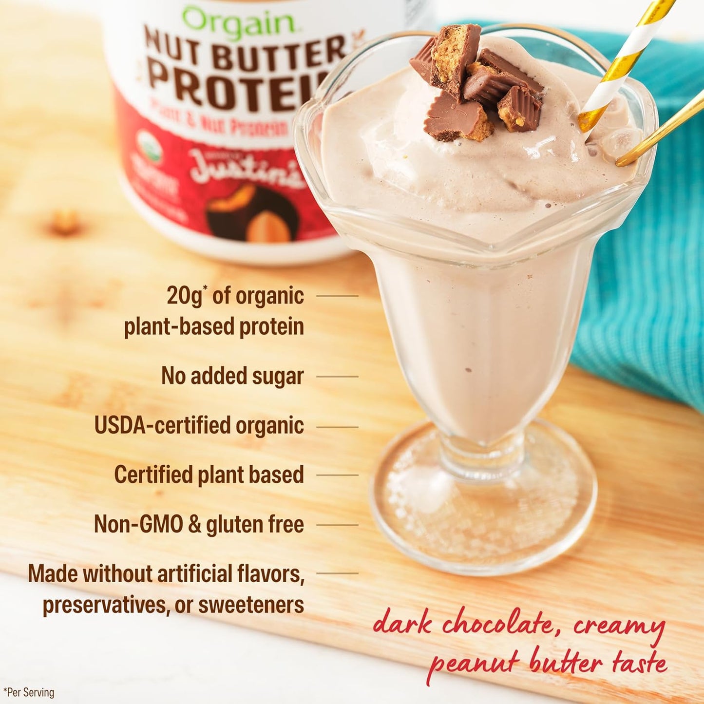 Organic Vegan Nut Butter Protein Powder