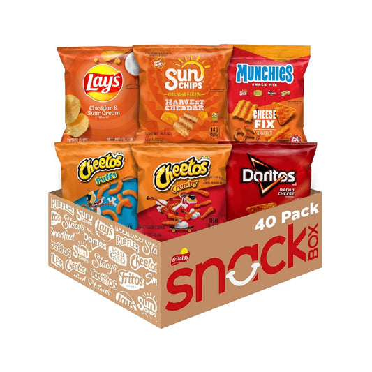 Frito Lay Flamin' Hot Mix, Variety Pack (Pack of 40), Packaging May Vary