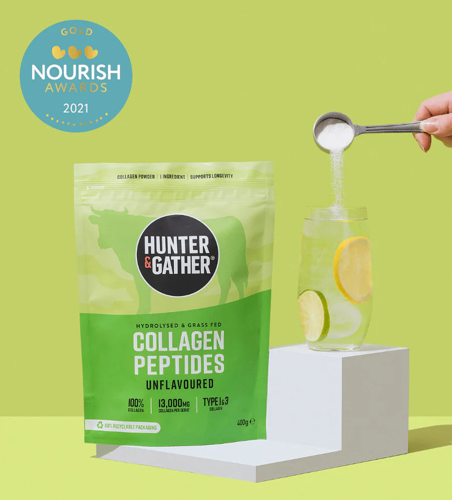 Hunter & Gather Collagen Protein Powder – Keto & Paleo Friendly, 100% Grass-Fed, Unflavored & Easy to Mix