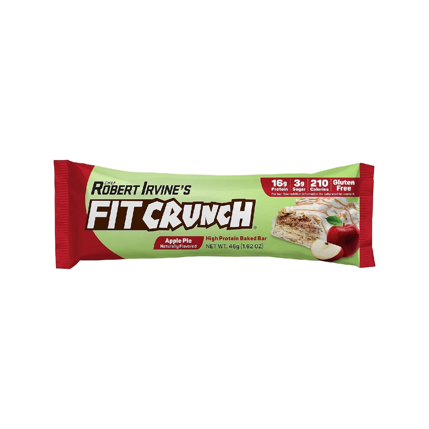 FITCRUNCH Protein Bars, 6-Layer Baked Bar, 3g of Sugar, Gluten Free & Soft Cake Core (9 Count)