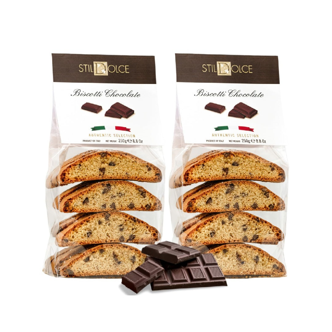 Stildolce Biscotti Assorted Italian Biscotti, No Preservatives, 8.8 oz Bag, 3 Pack
