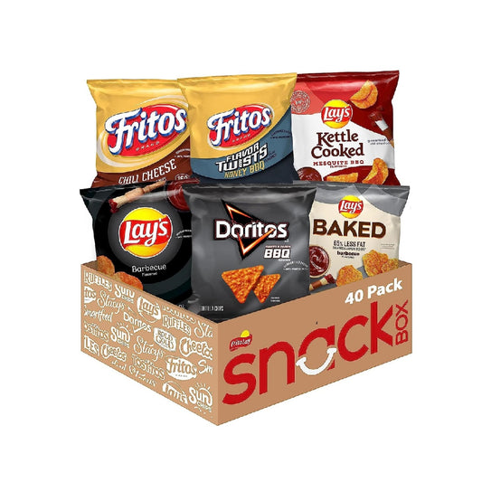 Frito Lay Flamin' Hot Mix, Variety Pack (Pack of 40), Packaging May Vary