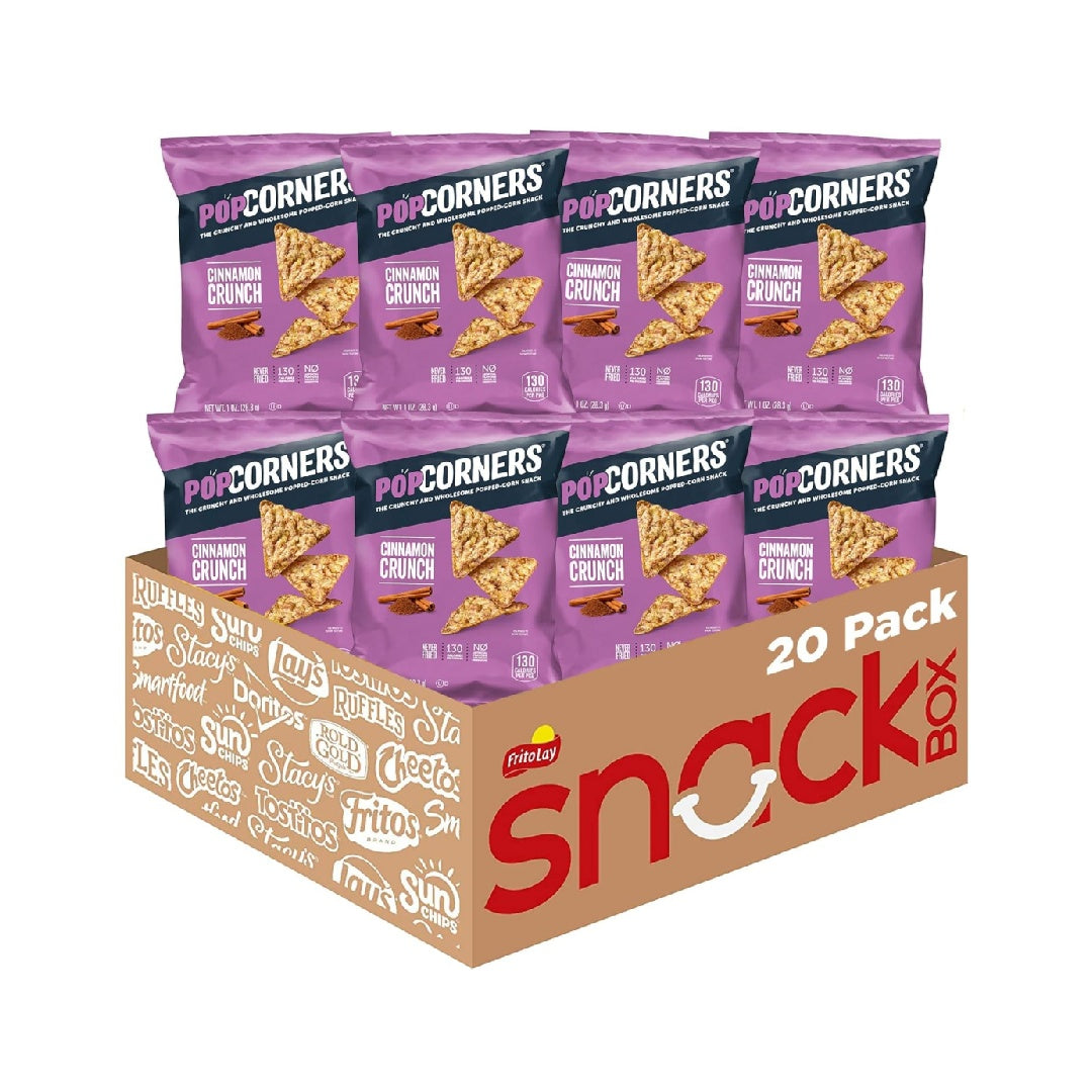 PopCorners Popcorn Snacks, 1 oz (20 packs) (Variety may vary)