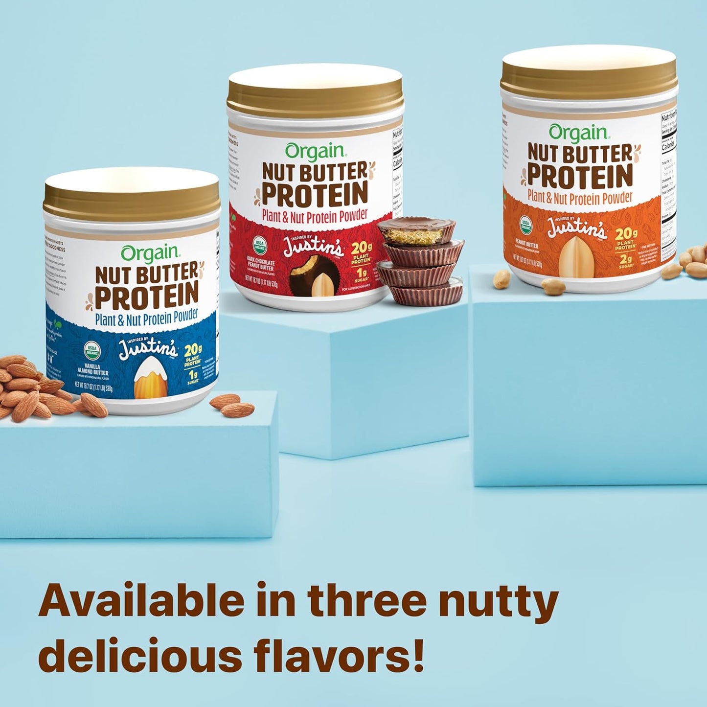 Organic Vegan Nut Butter Protein Powder