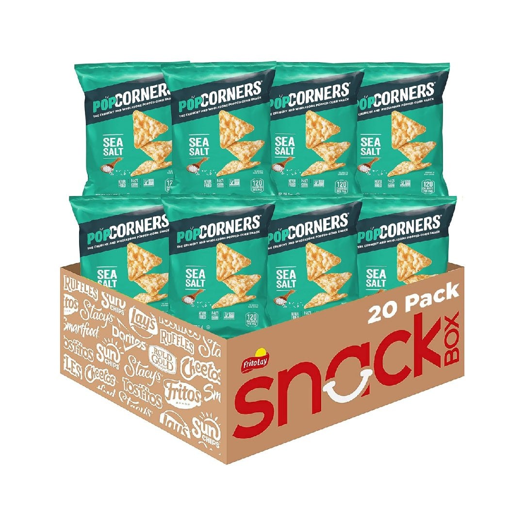 PopCorners Popcorn Snacks, 1 oz (20 packs) (Variety may vary)