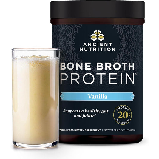 Ancient Nutrition Grass Fed, Bone Broth Protein Powder, 20g Protein