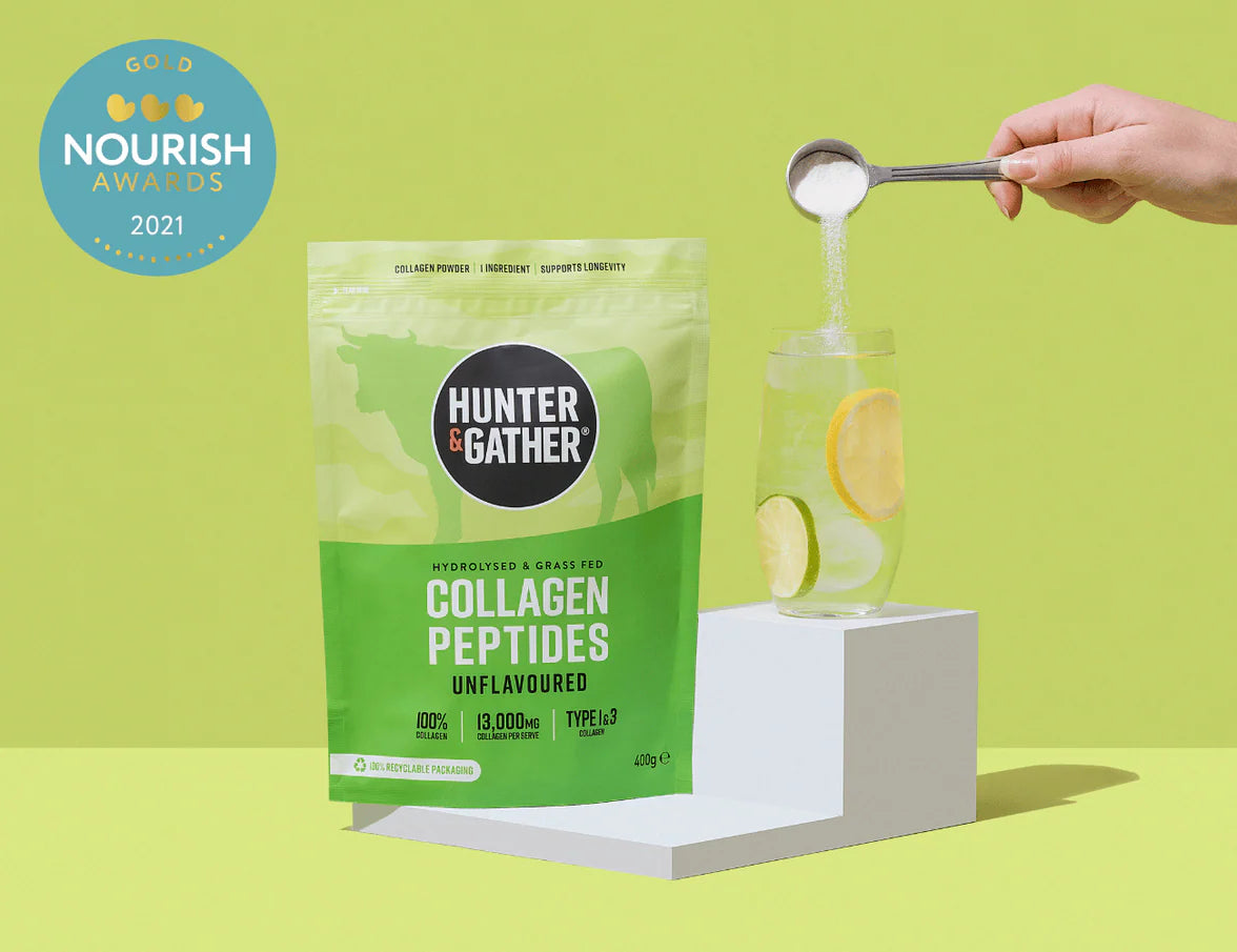 Hunter & Gather Collagen Protein Powder – Keto & Paleo Friendly, 100% Grass-Fed, Unflavored & Easy to Mix